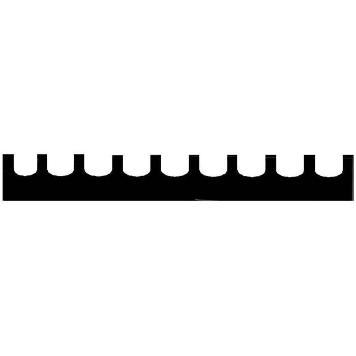 R3-Spezialeinsatz für Rakel - Breite 560 mm - Maße 5 x 6 x 2,4 mm - VE 10 Stück