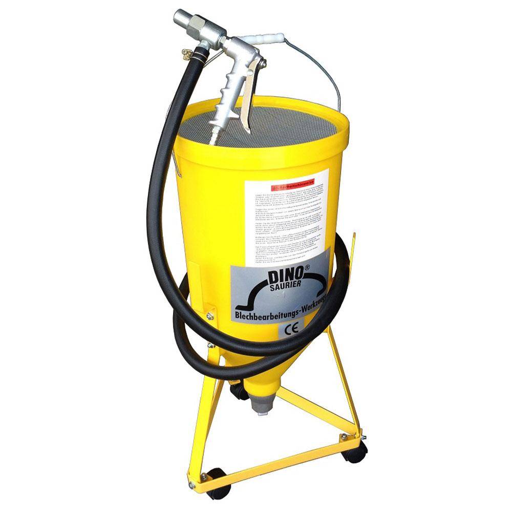 Injektor-Freistrahlgerät - 19 l Kunststofftank - min. 400 l Luftleistung - Profi Strahlpistole