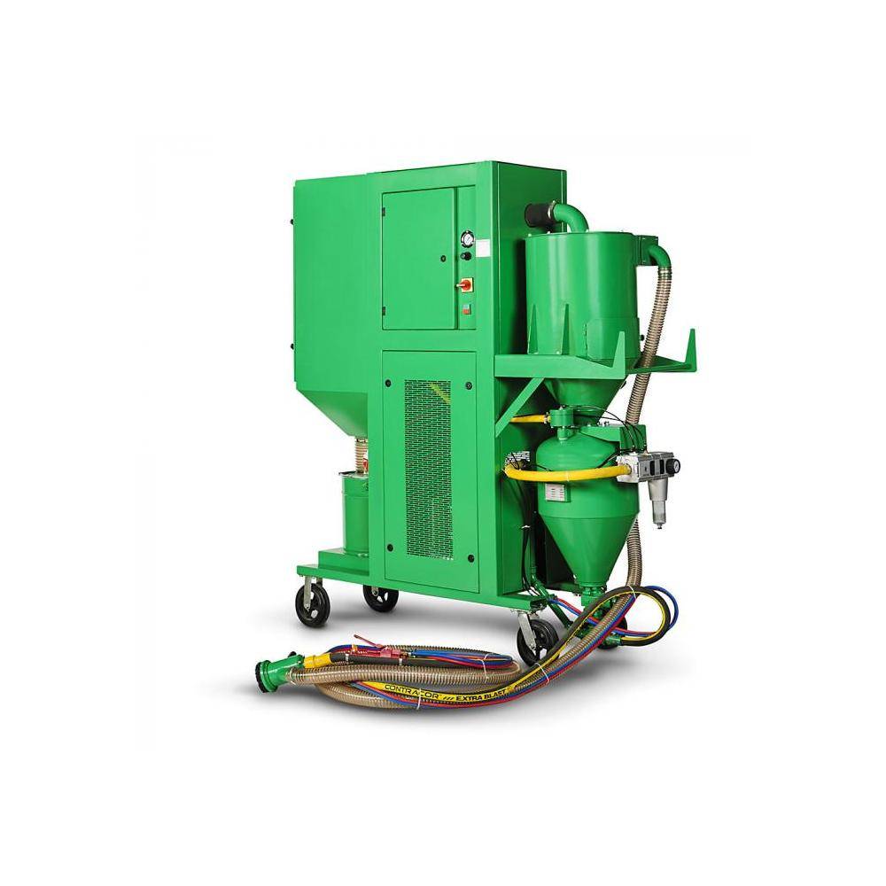 BRS Staubfreies Strahl- und Rückgewinnungssystem - Anschluss 5,5 kW - Spannung 380 V - Schlauchlänge 5 m