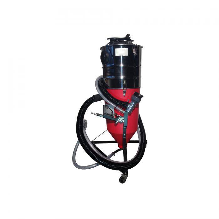 Punktstrahlgerät - Standard-Profi Ausführung - mit elektrischer Rücksaugung - 15 l Tank