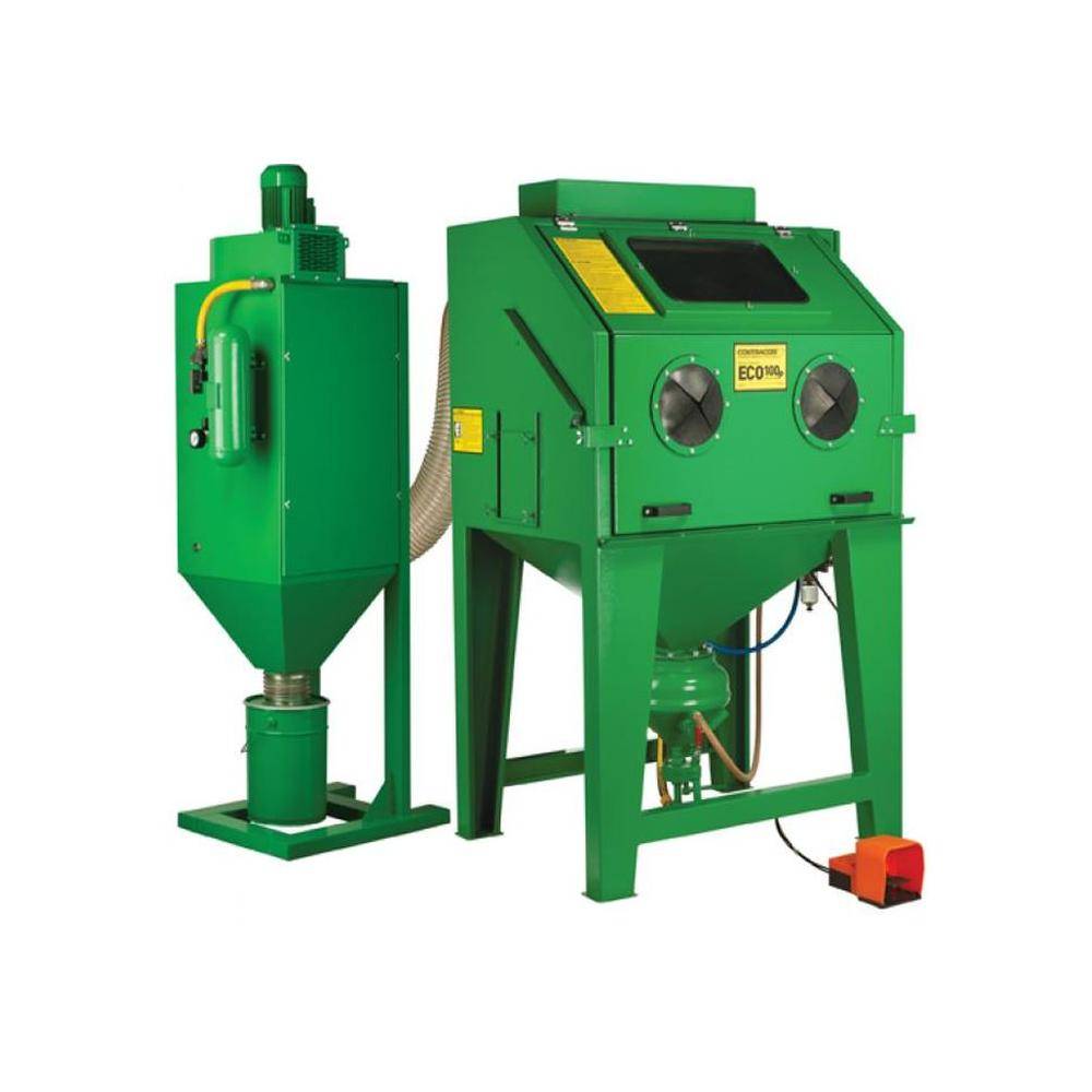 Druck-Strahlkabine ECO-100PL - Innenraum 950 x 720 x 760 mm - mit vergrößertem Staubabscheider