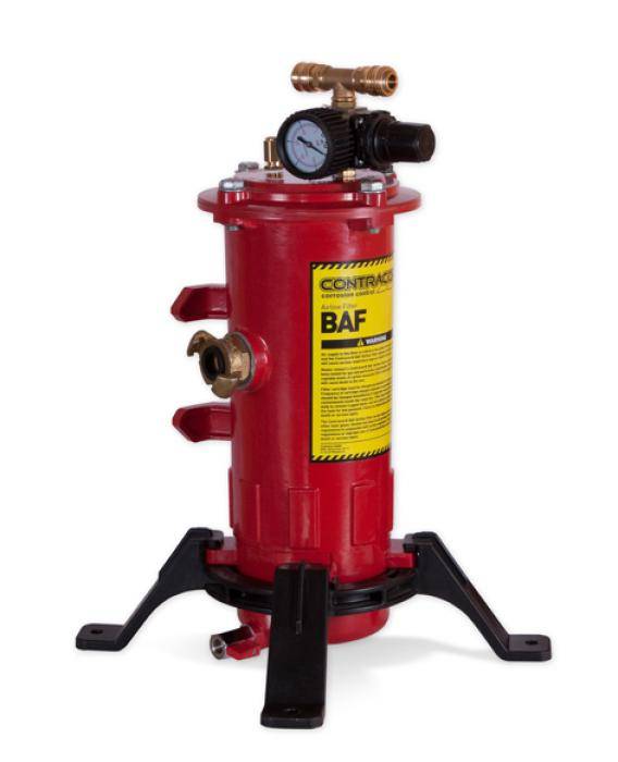 CONTRACOR BAF Atemluft-Filtersystem - für 2 Strahler - mit Filterpatrone - Druckregler - Manometer