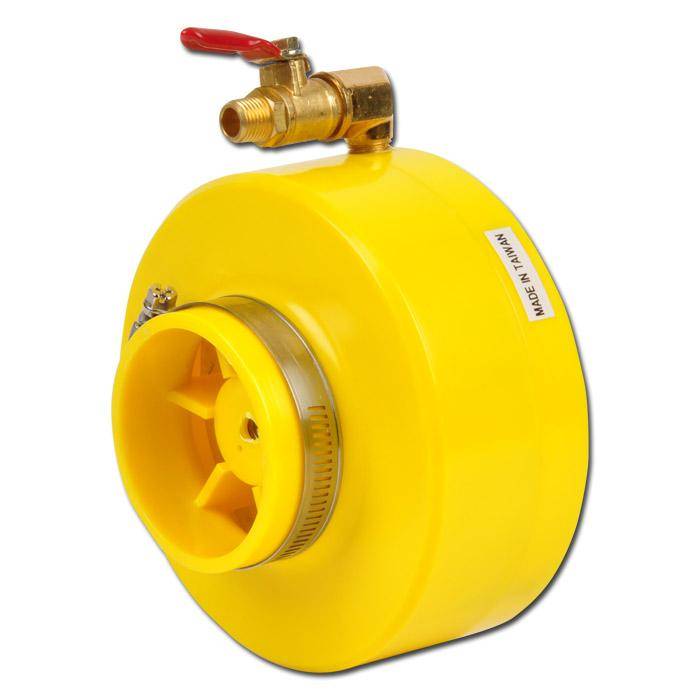 Absaughilfe pneumatisch für Stahlkabinen - kleines Modell - ohne Filter - ideal für SBC90 + SBC220 - Gewicht 1 kg