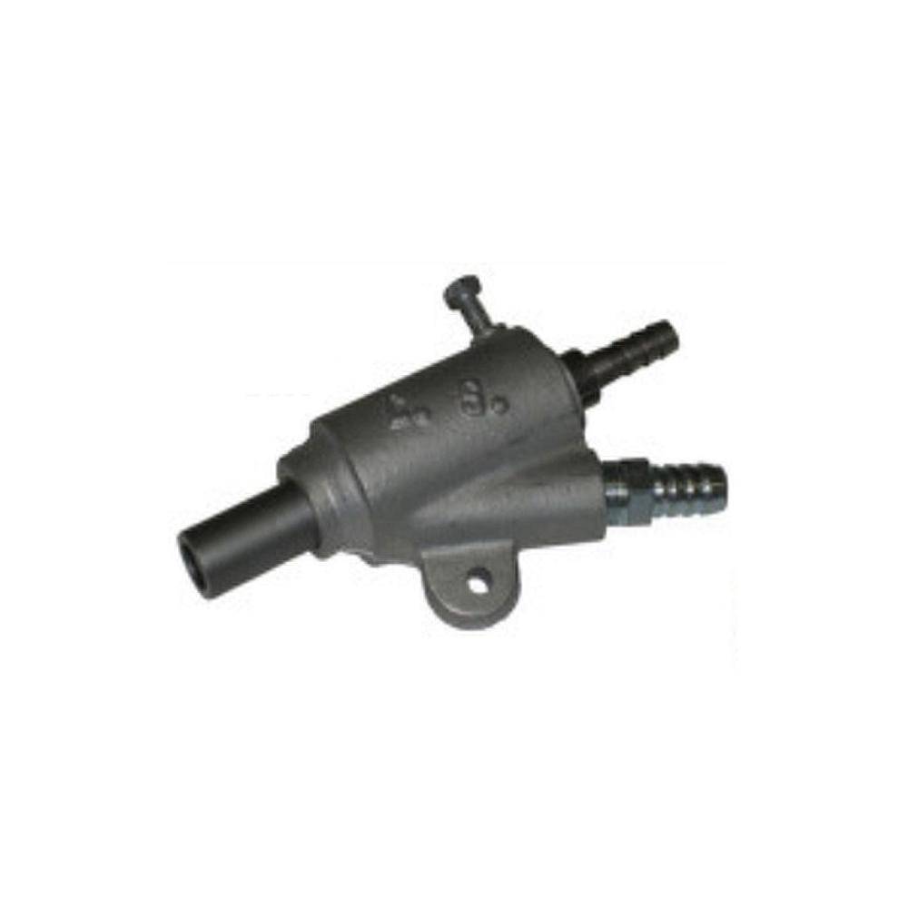 Spezial Strahlkopf - Standard Profi - Druckguss - ohne Düse - mit flachem Strahlguteintrittswinkel - Luftbedarf 450 l/min