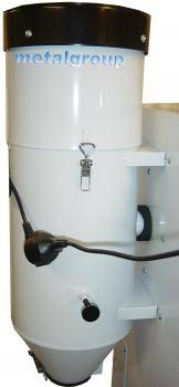 Elektrische Absaugeinheit Standard - Leistung 1100 W - incl. manueller Abrüttlung - zum Anflanschen an eine Strahlkabine