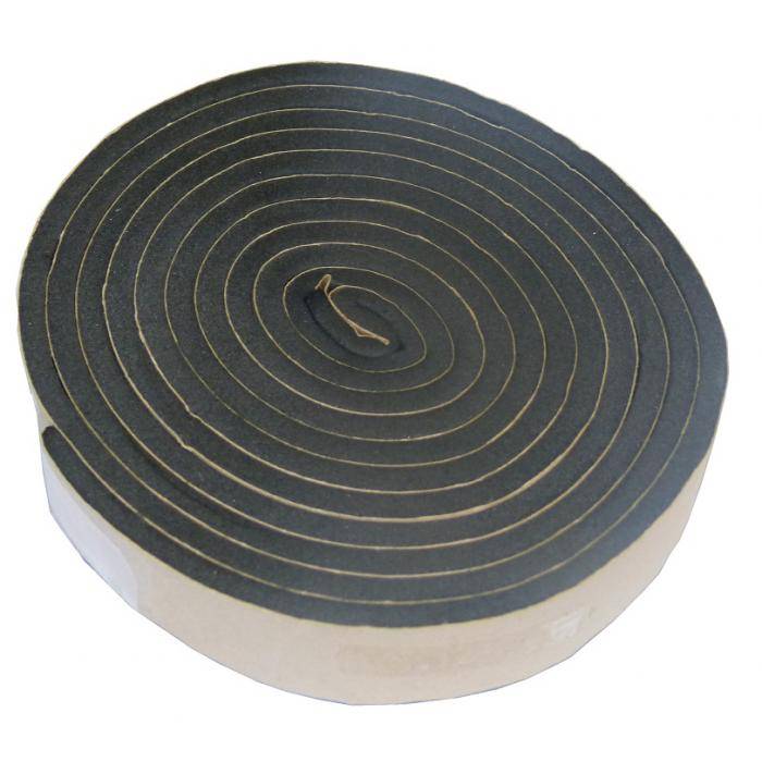 Dichtgummi Schaumstoff - Dicke 3,8 mm - 2.000 mm Länge