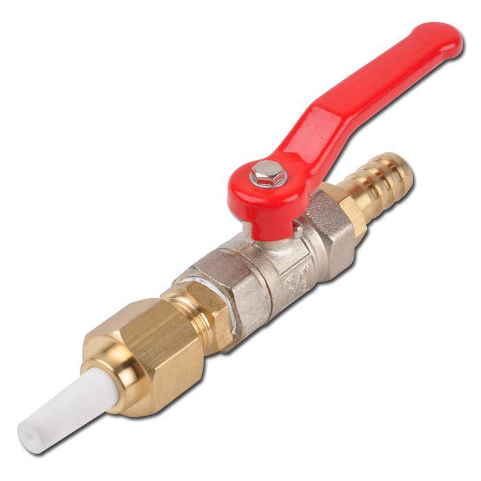 Kugelhahn Hobby komplett für Druckstrahlgeräte - ab ca. 300 l/min Luftleistung bei 6 bar