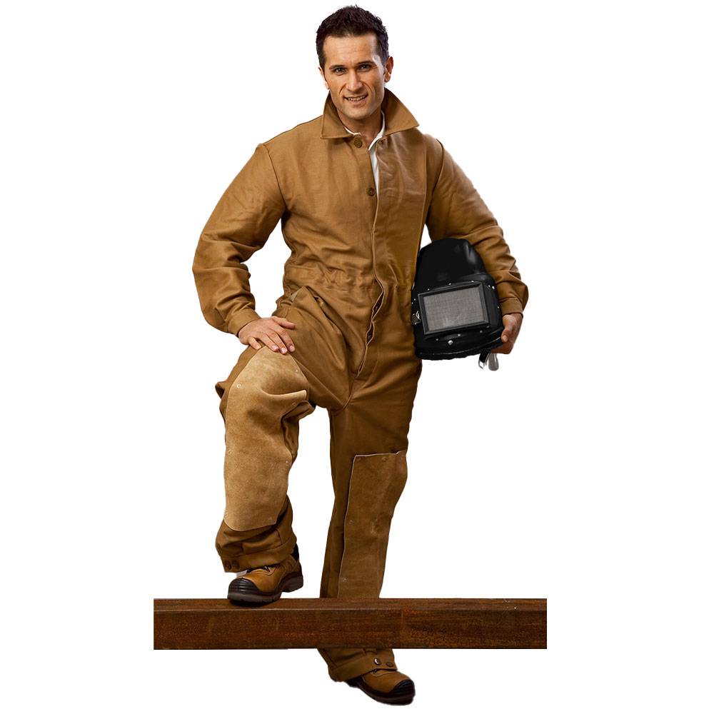 Strahlerschutzoverall "605" - mit Beinleder - Größe 48