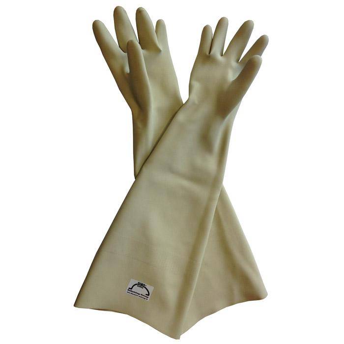 Strahlhandschuhe - Latex - Materialdicke 1,2 mm - Länge ca. 640 mm - Größe 10