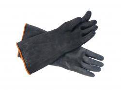 Strahlhandschuhe - Latex - Länge 450 mm - Einstiegsloch-Ø 114 - 125 mm - Größe 10 - Preis per Paar