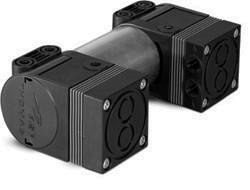 Membranpumpe - Modell 7006 ZVR DC - max. Vakuum 50 mbar - Saugleistung 8,0 l/min. - Motorspannung 12 V DC