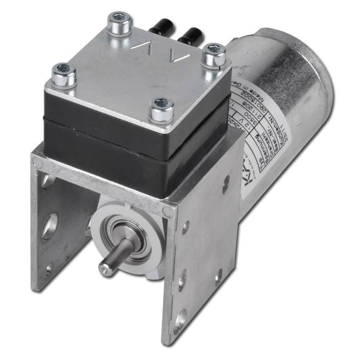 Membranpumpe - Modell 7010 DC - max. Vakuum 270 mbar - Saugleistung 6,5 l/min. - Motorspannung 12 V DC