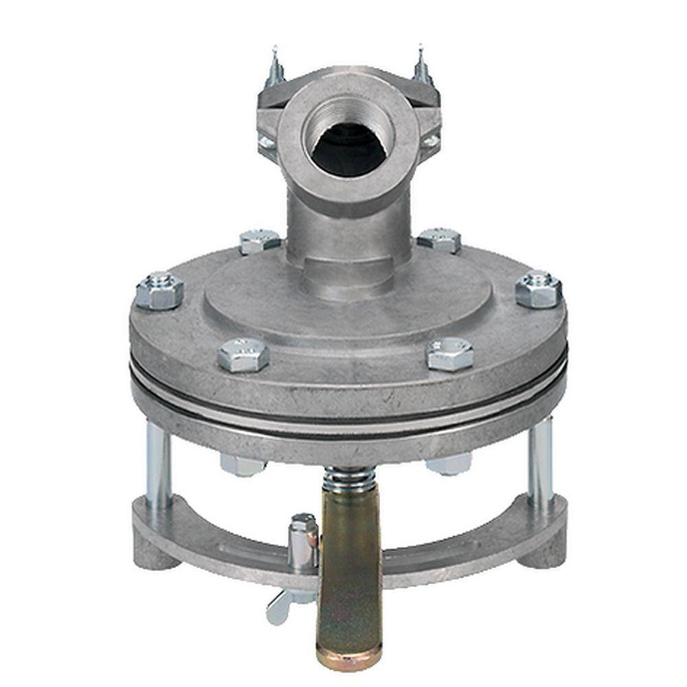 Dosierventil FSV mit schrägem Durchfluss - 1¼ Zoll Ausgang für Strahlmittel