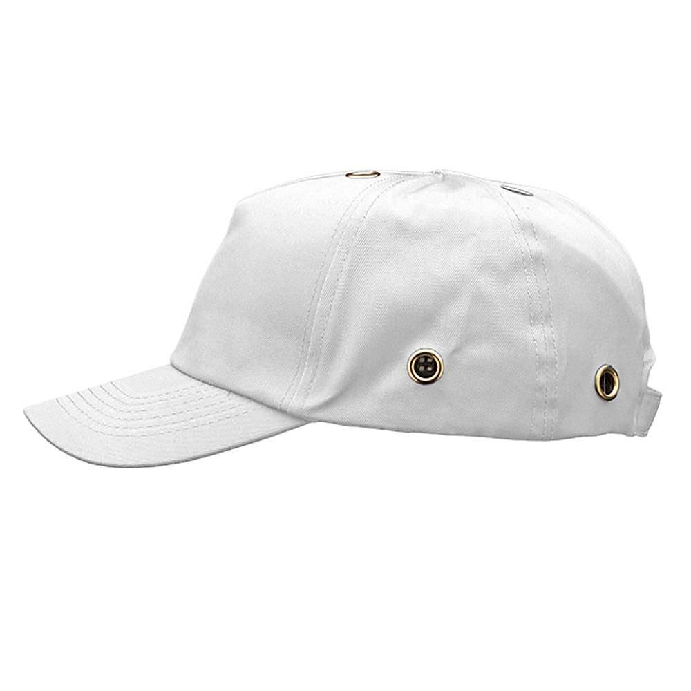 Anstoss-Kappe - Gr. 56 mm bis 61 mm - weiss - Baumwoll-Mischgewebe - nach EN 812