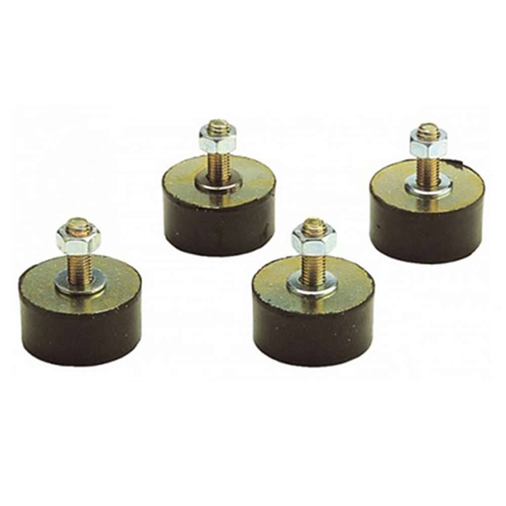 Gummischwingelement GSE 70 L 1/4 - Ø 70 mm - M12 - einseitig - VE 4 Stück