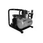 Zweizylinder-Pendelhubkompressor "Modell 87R-4B" - ölfrei - 404 x 306 x 338 mm - Druckbehäter 4 Liter Zweizylinder-Pendelhubkompressor "Modell 87R-4B" - ölfrei - 404 x 306 x 338 mm - Druckbehäter 4 Liter