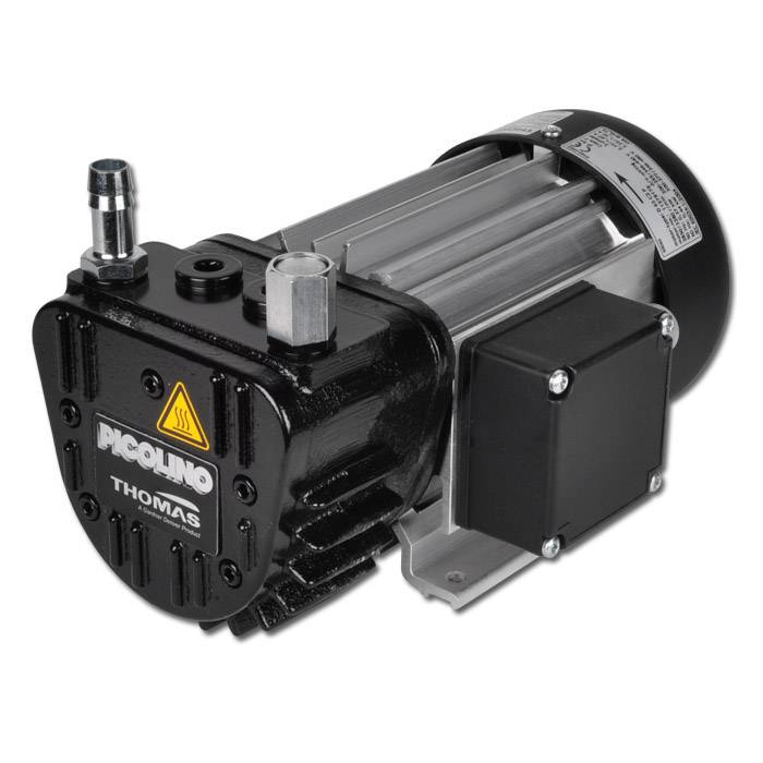 Ein kleiner Industriekompressormotorpumpe mit der Marke „PICO PLUS THOMAS