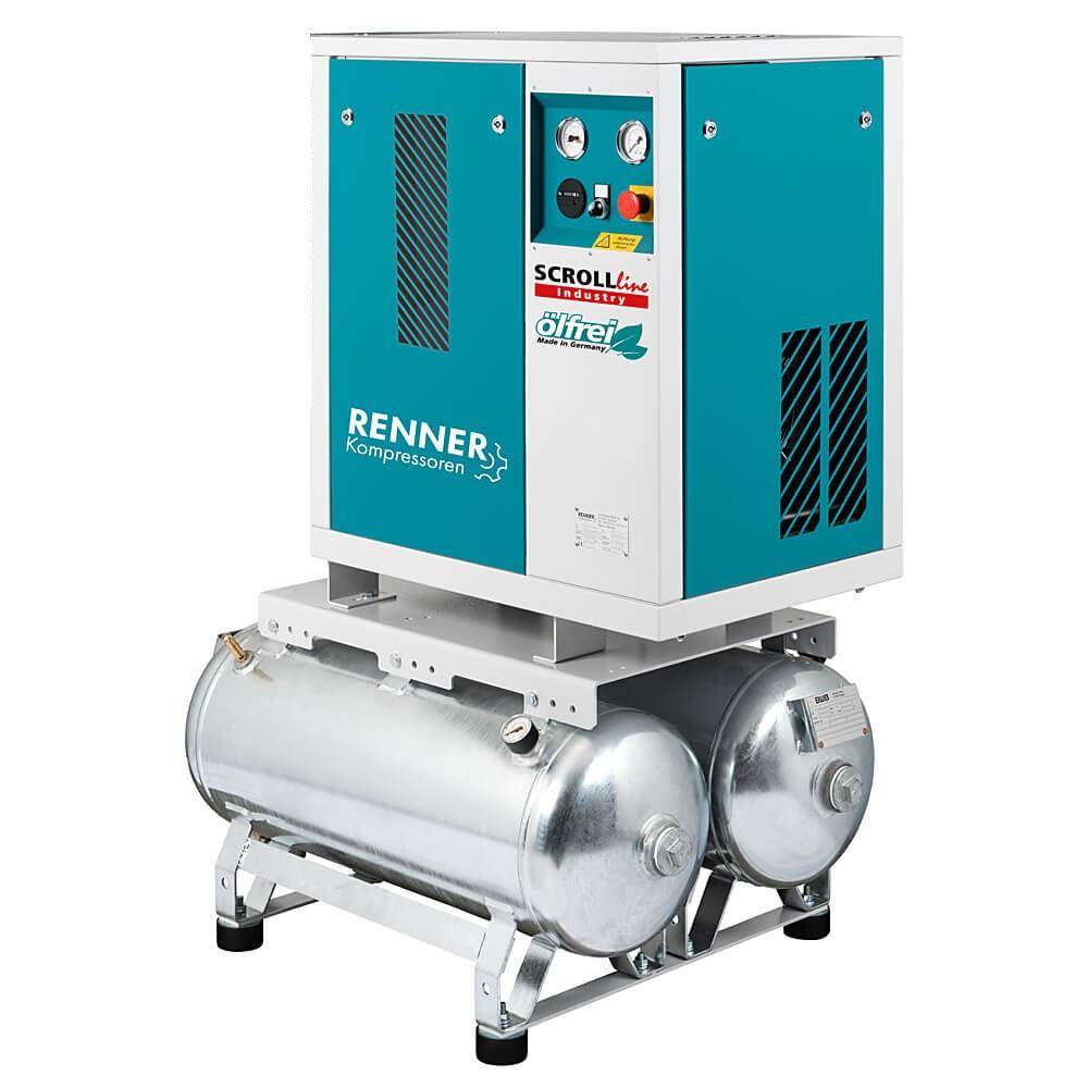 RENNER SCROLL-Kompressoren SLD-I 7,5 2x90l - 10 bar - ohne Kältetrockner