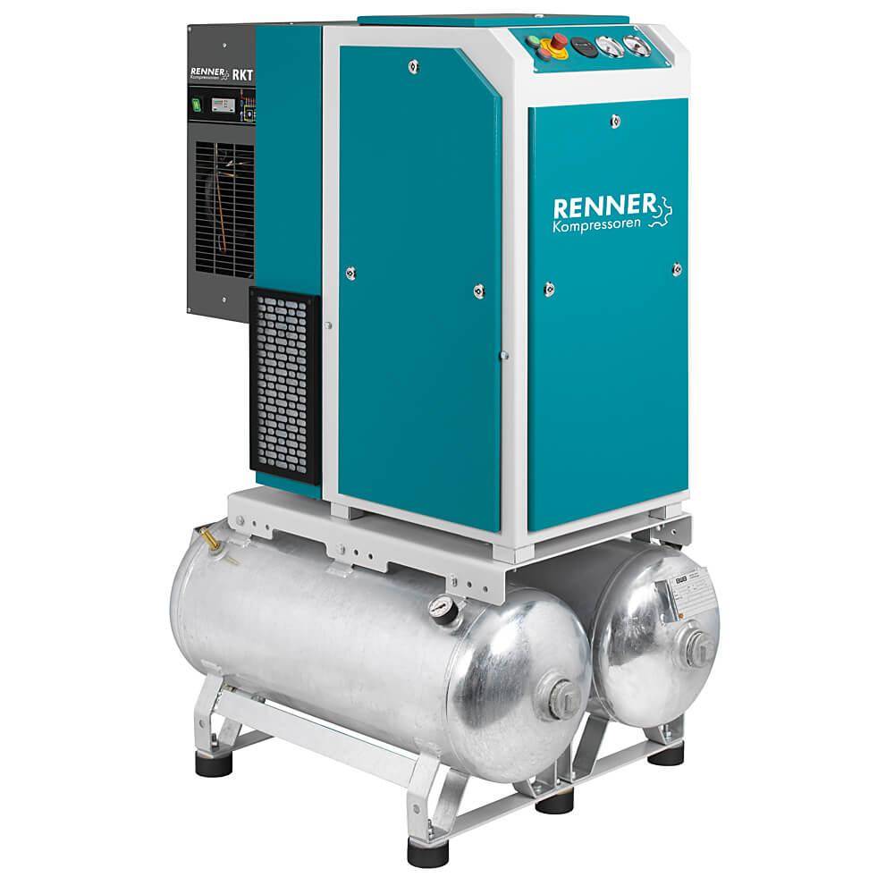 Renner Schraubenkompressor RSDK-PRO 3,0 - 2x90l - 10 bar - mit Kältetrockner