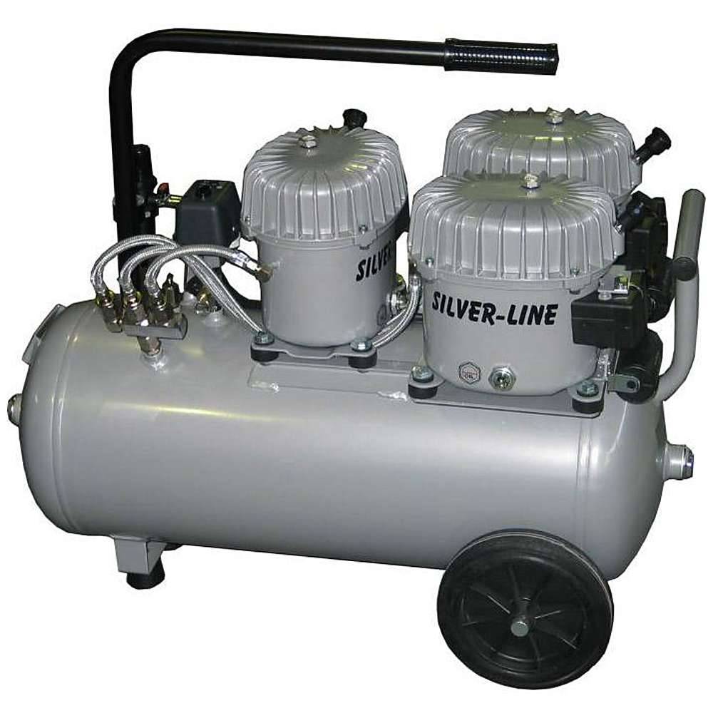 Leiselaufkompressor Planet-Air L-S150-50 - 8 bar - 150 l/min. - Silver Line