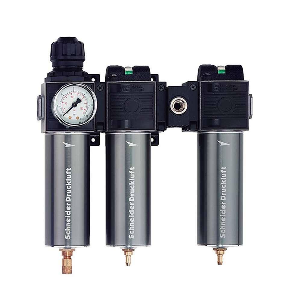 Schneider FDM/FF/AF 1/2 - Filtereinheit - 3-fach - 1,5-12 bar
