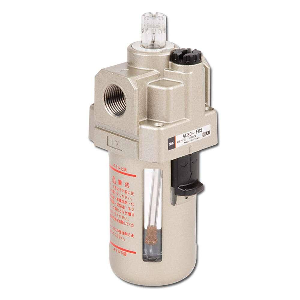 Druckluft - Tropfenöler 1/4" innen - Model AL20-F02-C - Baugröße 20 - 3500 l/min - Behältervolumen 25 cm³

