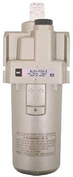 Druckluft - Tropfenöler 3/8" - Model AL30-F03-2 - Behältervolumen 55 cm³ - Behälter Metall