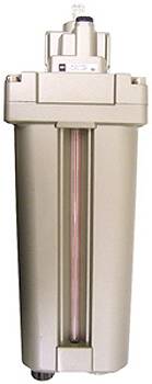 Druckluft - Tropfenöler 3/8" - Model AL30-F03-1 - mit 1L Metallbehälter (verblockbar) - Gewindeanschluß G 3/8" innen