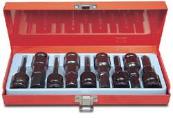 Steckschlüsseleinsatz- Set RODAC - 6-kant - Imbus - 1/2" - 9-teilig