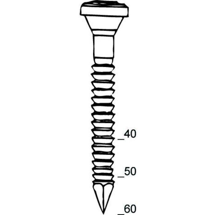 Ankernagel "Type ANK" - verzinkt - 40-60 mm lang