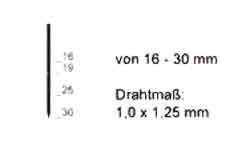 Pins "Typ GA" - verzinkt, geharzt - 16-30 mm lang