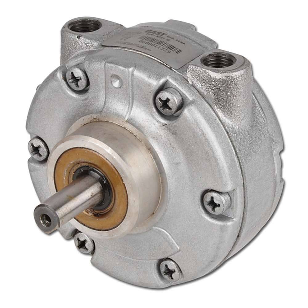 GAST Druckluftmotor 2AM-NCC-16 - Druckluftanschluss 1/4" NPT - Leistung 0,07 bas bis 0,54 bar - linksdrehend