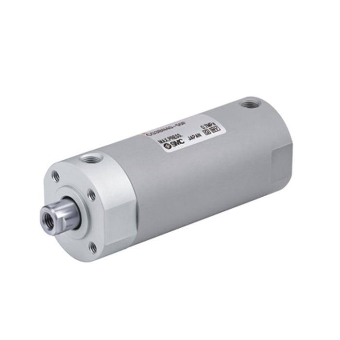 Rundzylinder - kurze Ausführung - doppelwirkend - Kolben-Ø 25 mm - Hub 25 mm - Anschluss M5