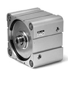 Kompaktzylinder- Baureihe CQ2BDC- elastische Endlagendämpfung