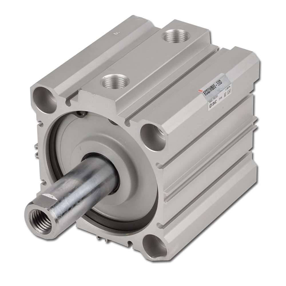 Kompaktzylinder - Baureihe CQ2WB - durchgehende Kolbenstange - KolbenØ 50,0 mm - Hub max. 25,0 mm