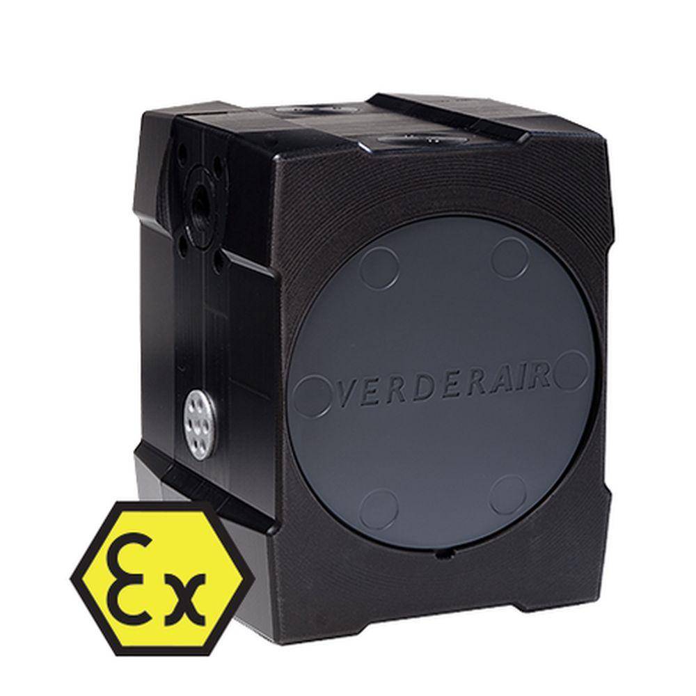 Druckluftmembranpumpe Verderair VA15 Pure - leitfähiges PE-Gehäuse - EPDM-Membrane - max. 60 l/min - 7 bar - ATEX konform