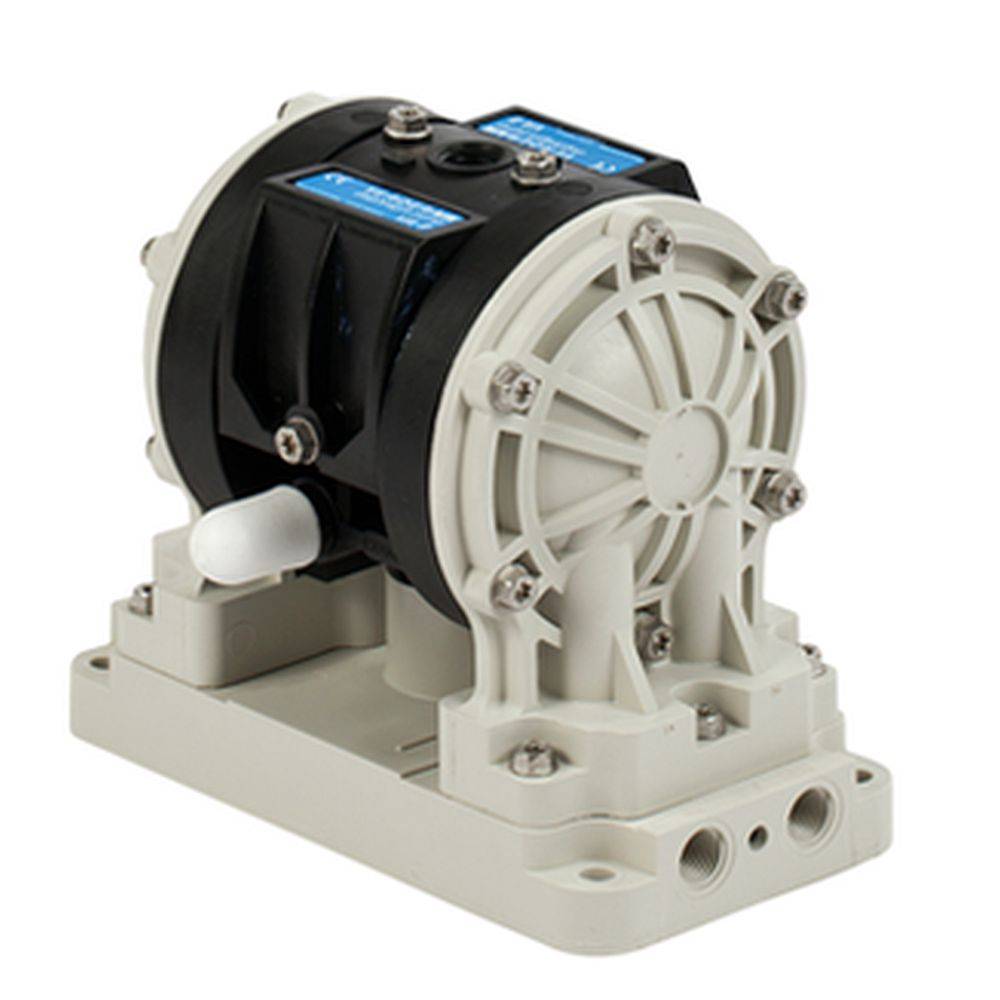 Verder V8 Druckluft-Membranpumpe - Polypropylen-Gehäuse - 19 l/min - 7 bar