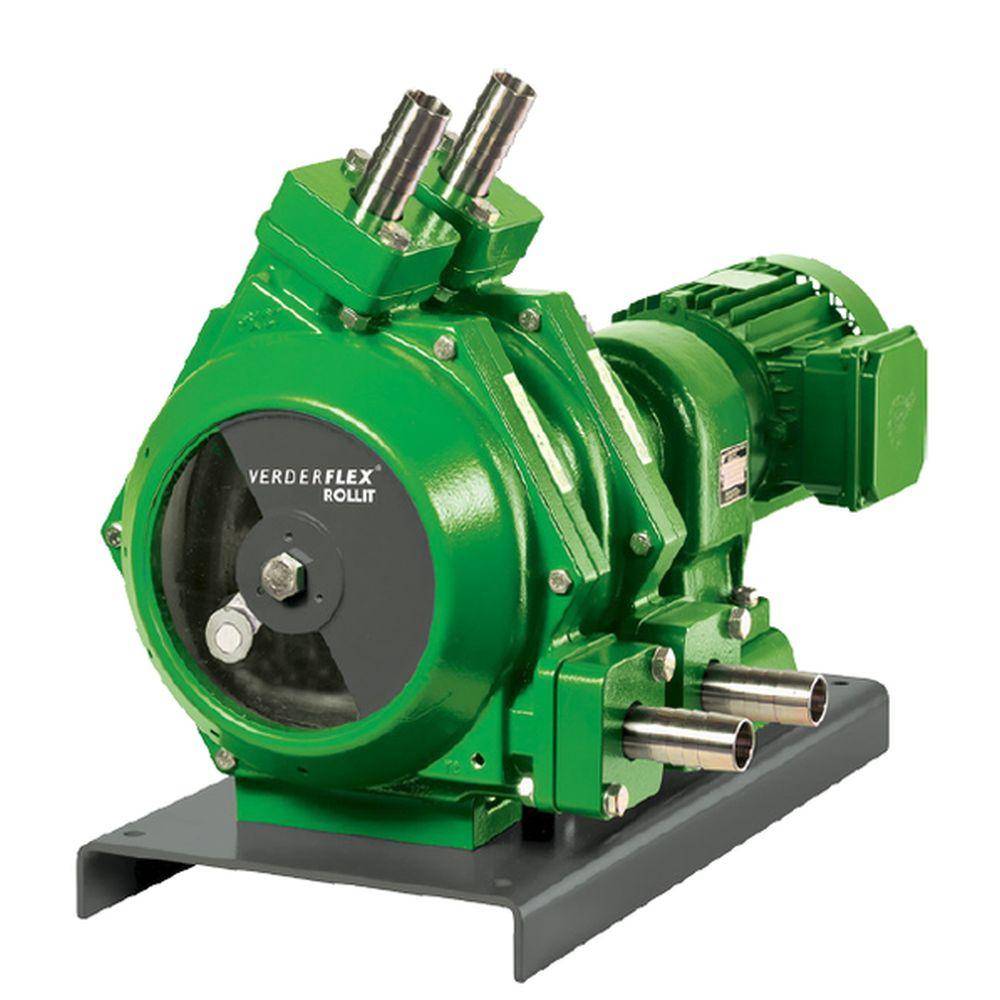 Schlauchpumpe Rollit Twin Pressure 25 - max. 4 bar - max. 1,1 kW - max. 4950 l/h - Schlauch Naturkautschuk