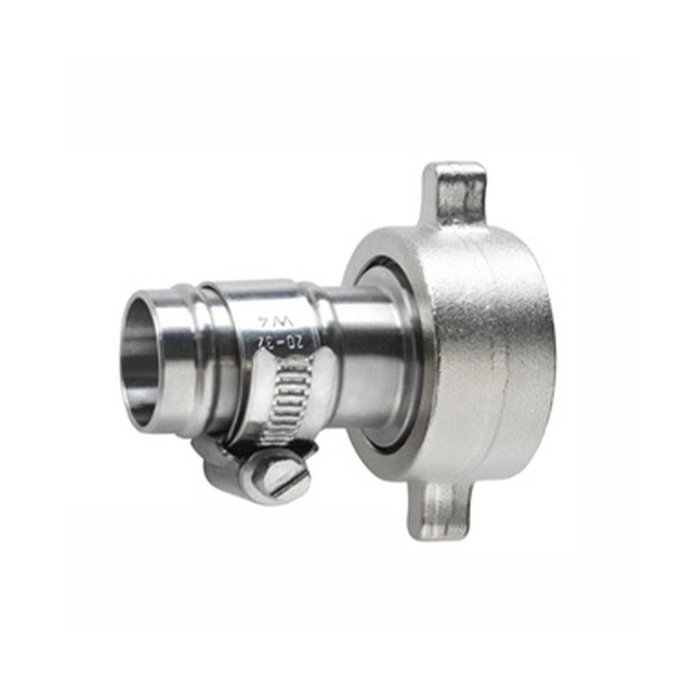Schlauchanschluss - Edelstahl - DN 3/4" - Innengewinde 1 1/4"