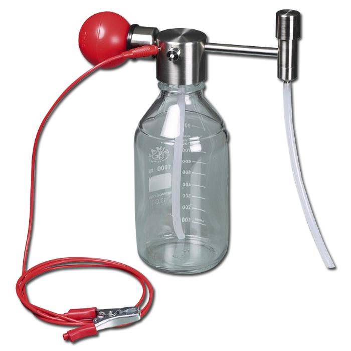 Lösemittelpumpe Mini - Edelstahl/PTFE - 1,8 l/min - für Gebinde 1 bis 5 l