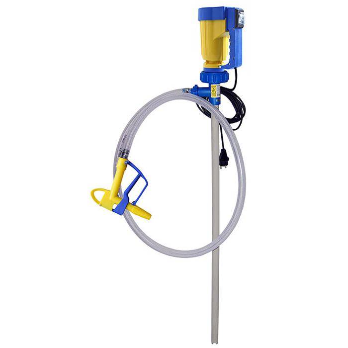 Laborpumpen-Set JP-120 PP - 230 V - 35 l/min - Außen-Ø 28 mm - Hastelloy-Antriebswelle - Eintauchtiefe 1000 mm