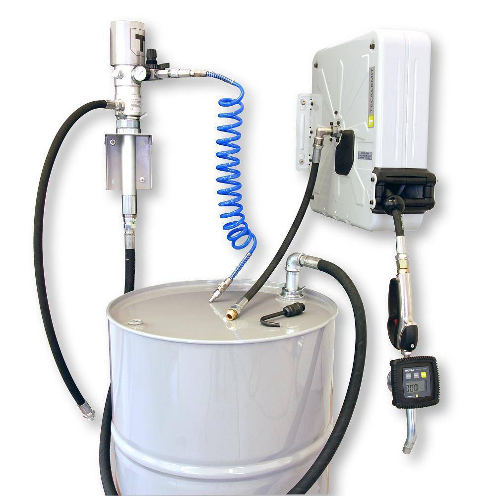 Druckluftpumpen-Set TecPump DP56 pro - 16 l/min - max. 8 bar - Übersetzungsverhältnis 5:1