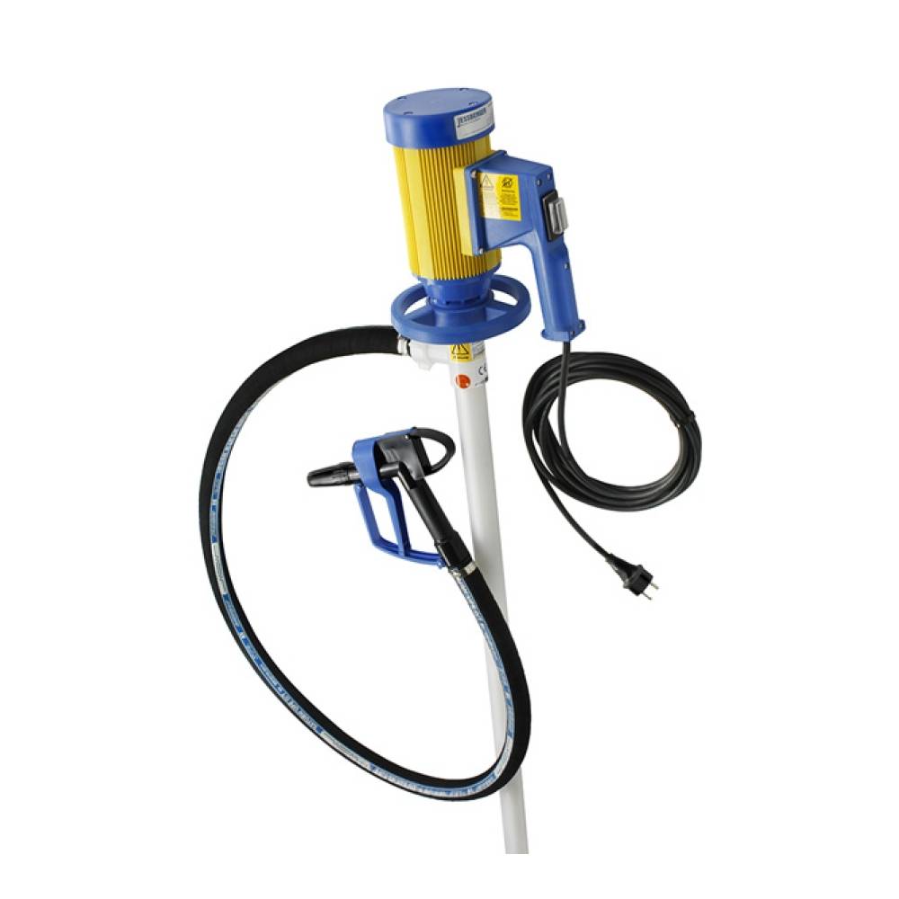 Fasspumpen Set JP-280 PVDF- 230 V - max. 112 l/min - Hastelloy-Antriebswelle - Tauchrohrlänge 1000 mm - Preis per Stück