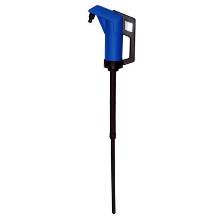 Handpumpe JP-04 - blau - für Mineralölprodukte - ca. 0,3 l/Hub - Tauchrohrlänge 500 bis 900 mm