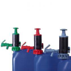 Kanisterpumpe JP-07 - PP - 20 l/min - max. 31 mm Tauchrohrdurchm. - leichte Säuren