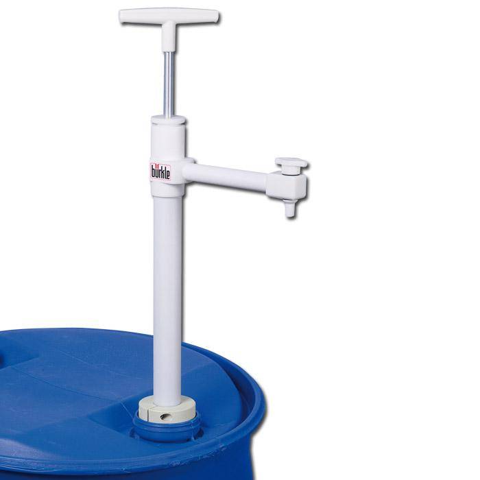 Fasspumpe Ultrarein - PTFE - max. 0,27 l/hub - mit Auslaufbogen