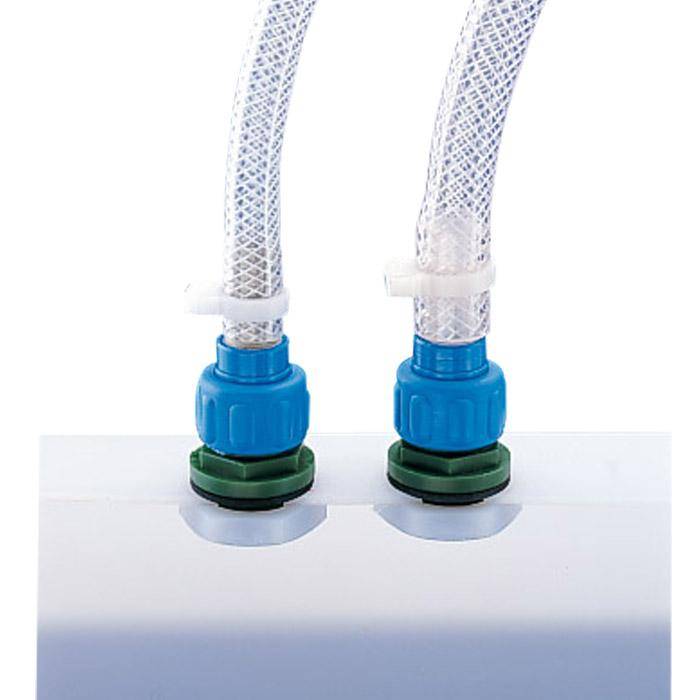 Fasspumpe Gasdicht - PP - 0,2 l/hub - mit 2 Gewindeadaptern 3/4 Zoll und Kontermutter