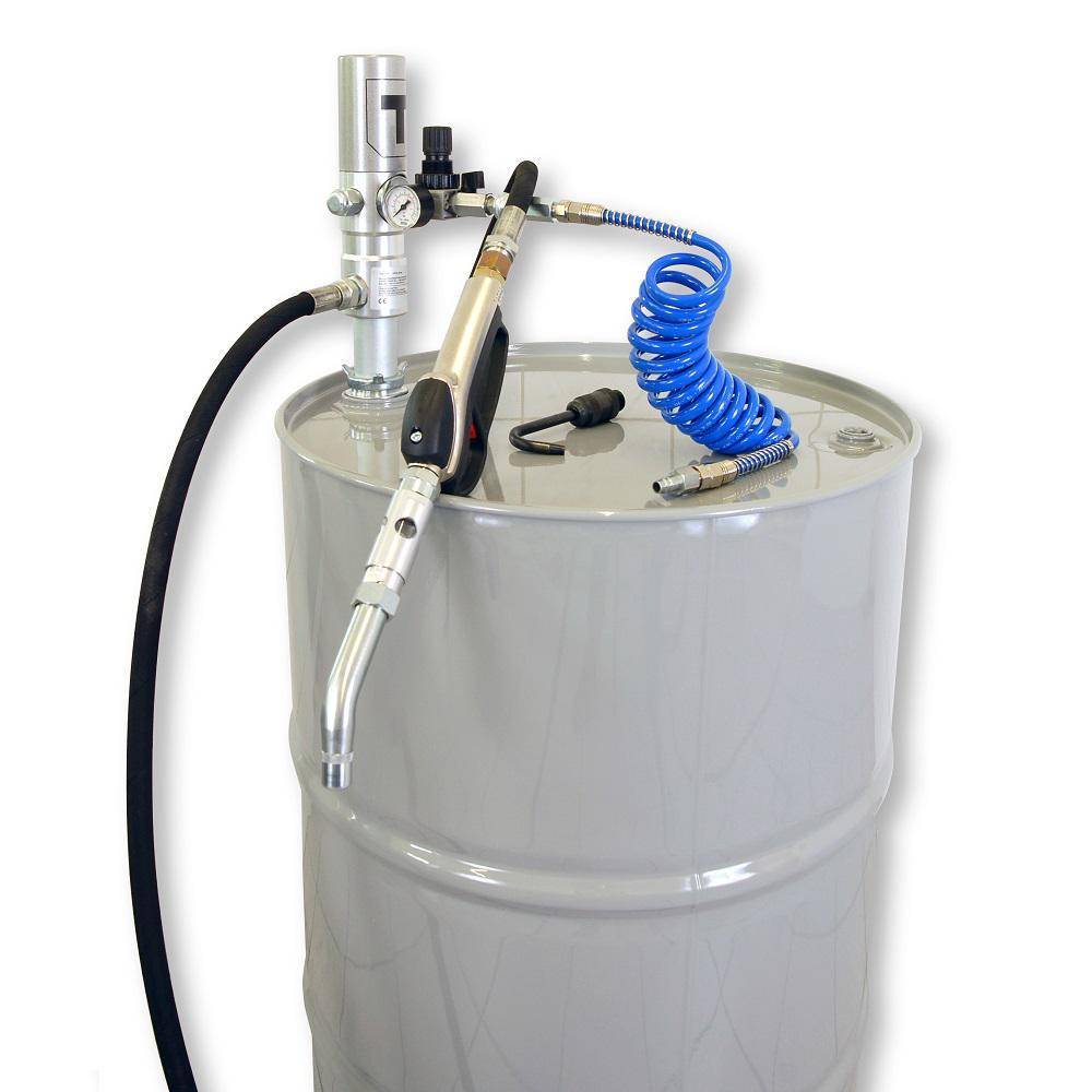 Druckluftpumpen-Set TecPump DP16 - 16 l/min - max. 8 bar - Übersetzungsverhältnis 1:1