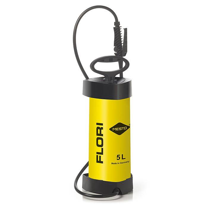 Drucksprühgerät "FLORI" - mit NBR-Dichtung - Füllinhalt 5 l - Gesamtinhalt 6,5 l - 3 bar - Schlauchlänge 1,3 m