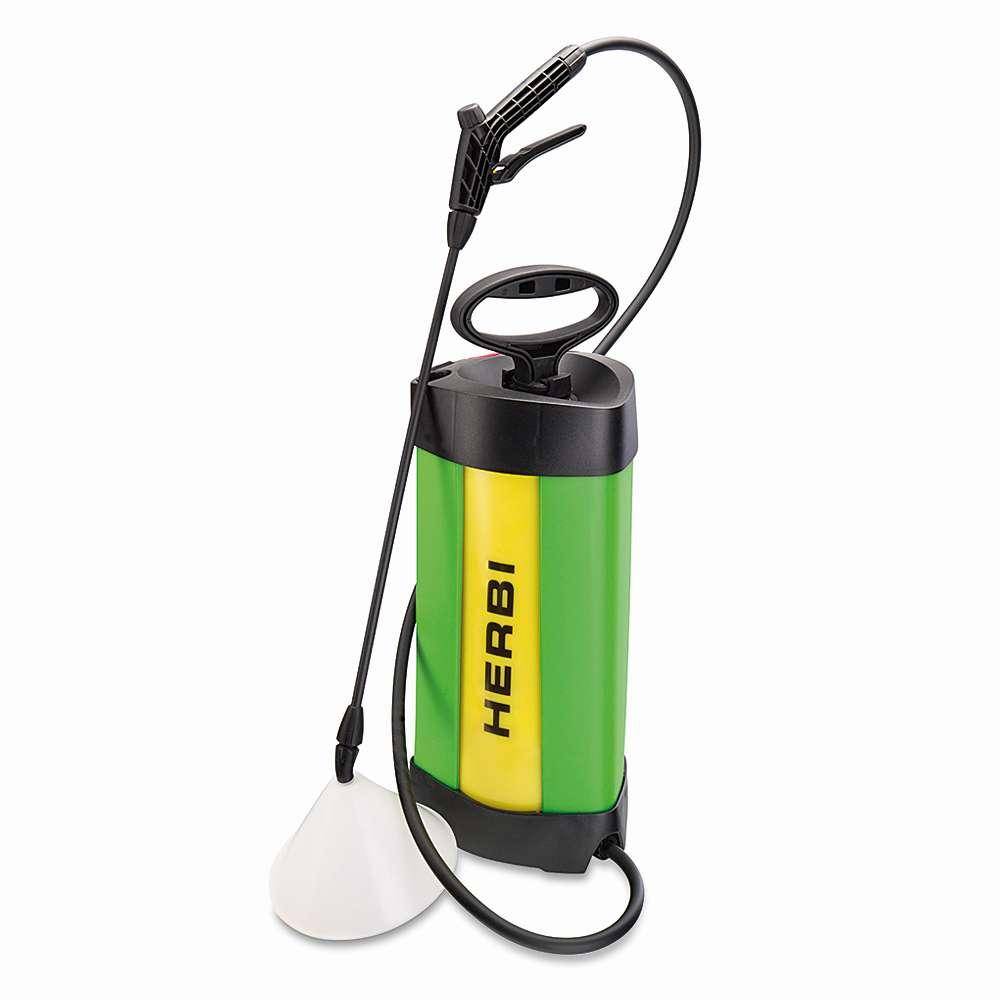 Drucksprühgerät "HERBI" - mit NBR-Dichtung - Füllinhalt 5 l - Gesamtinhalt 6,5 l - 3 bar - Schlauchlänge 1,3 m